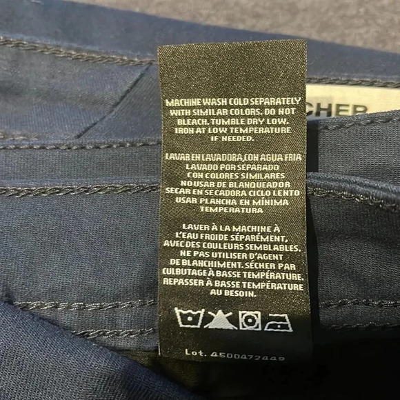 Mens casual pants  soft stretch David Bitton Buffalo Blue Archer coupe style #25 - Picture 10 of 11